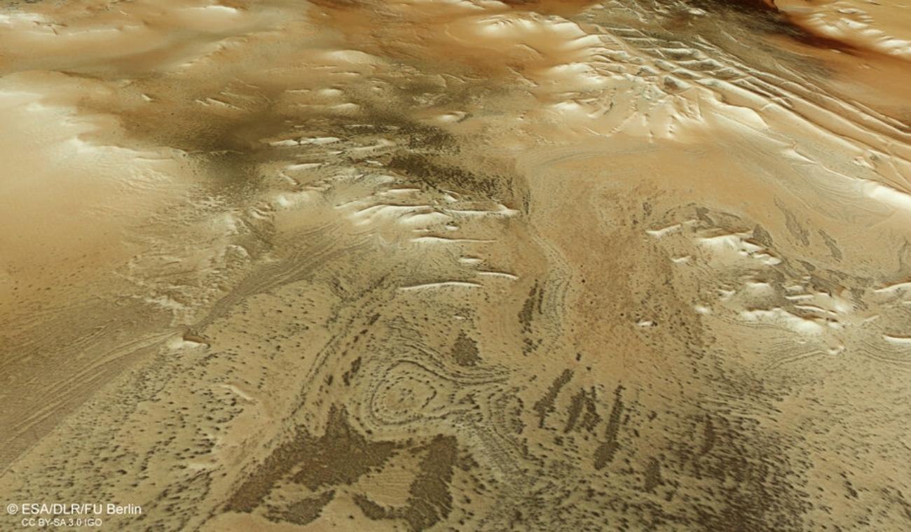 La Nasa revela formaciones en Marte similares a ruinas antiguas en la Tierra