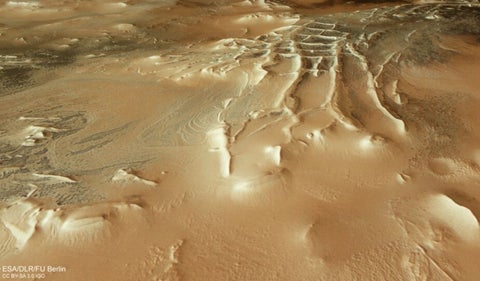 La Nasa revela formaciones en Marte similares a ruinas antiguas en la Tierra