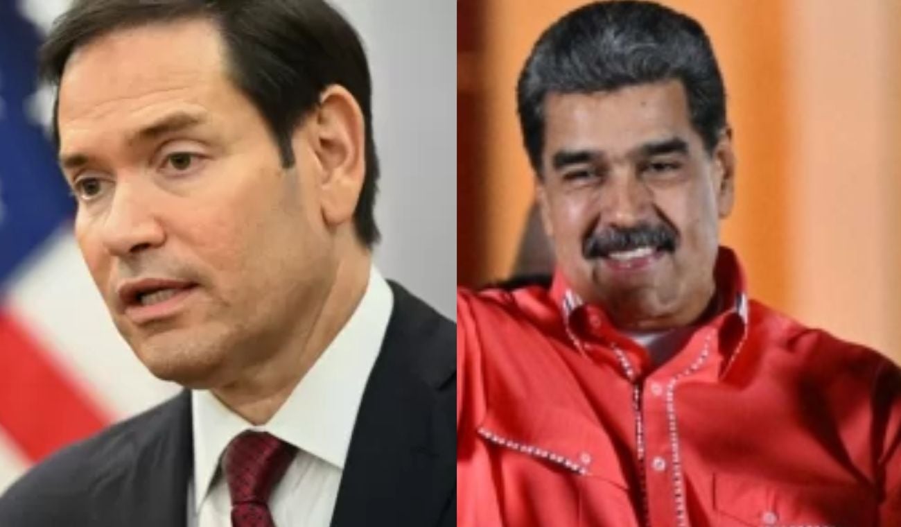 Marco Rubio y Nicolás Maduro