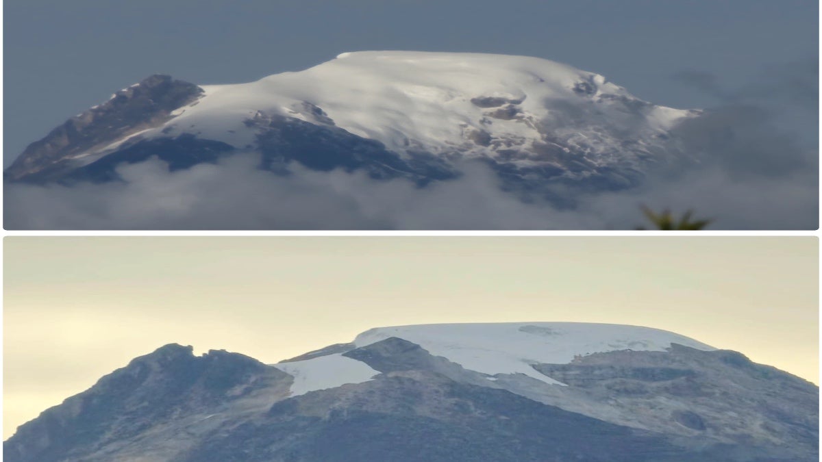 Hay preocupación por la desaparición de los glaciares en Colombia