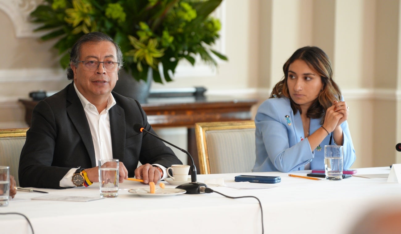 Petro y Laura Sarabia