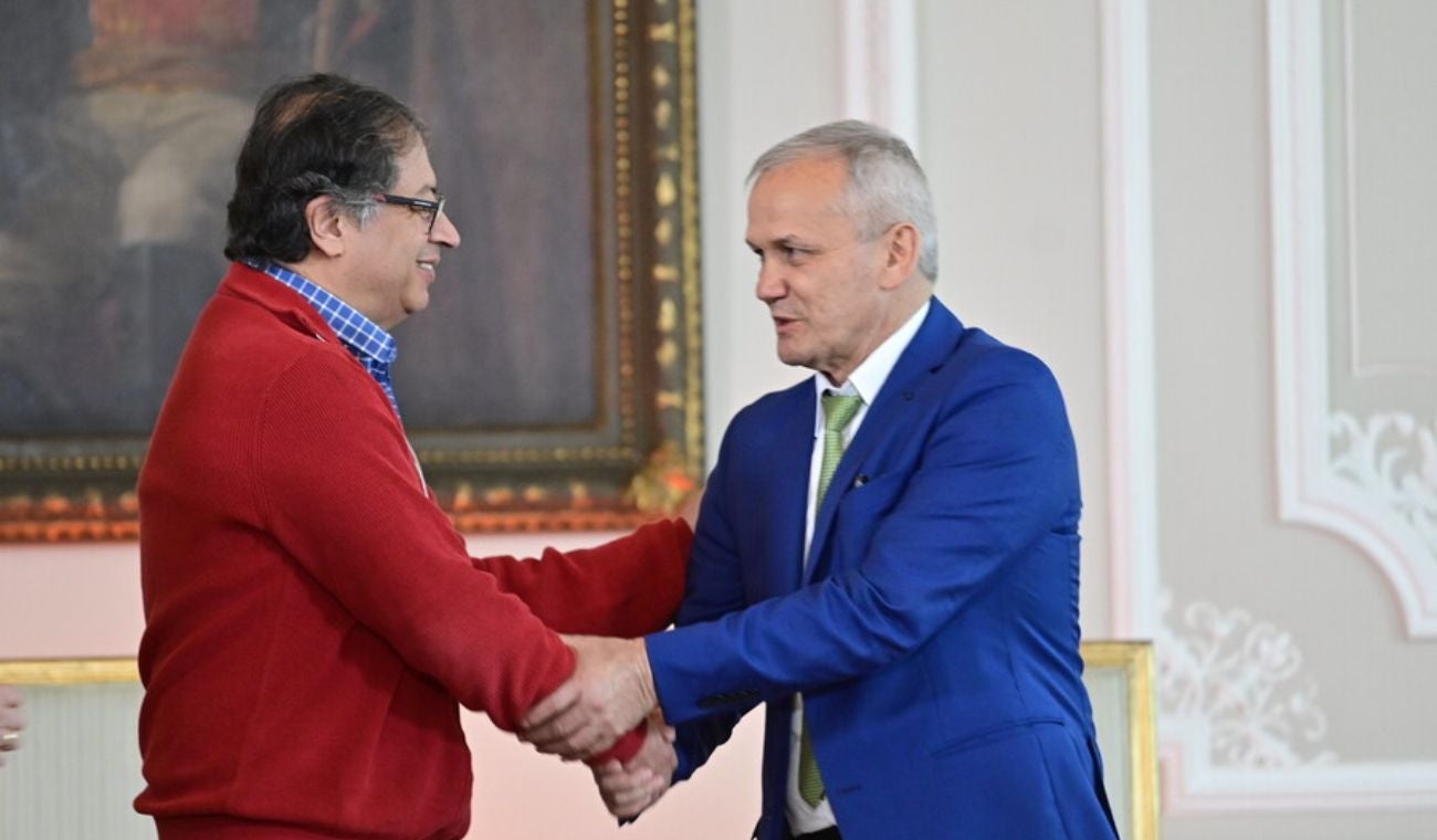 Gustavo Petro y Carlos Ramón González