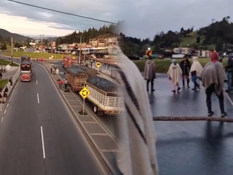 Protesta de campesinos y mineros en Boyacá