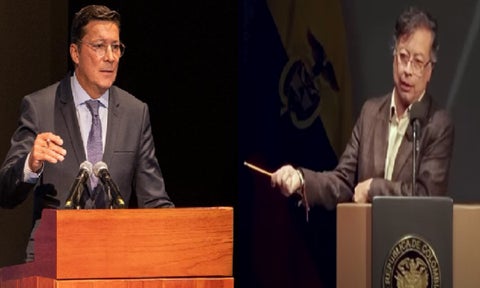 Hernán Penagos y Gustavo Petro