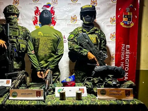Un integrante del frente Dagoberto Ramos de las farc fue capturado en el sector de El Túnel, Cajibío