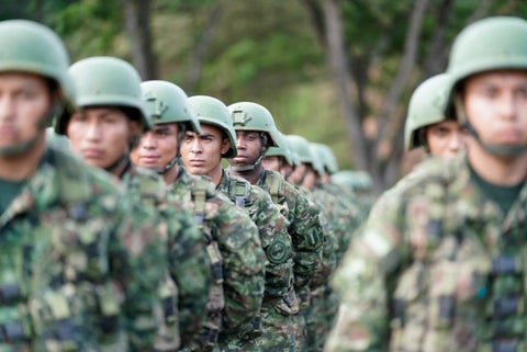 Soldados del Ejercito Nacional