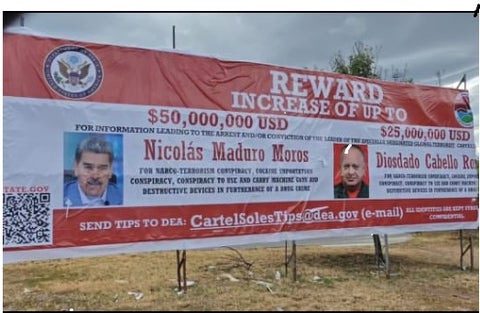 Valla en la zona de Frontera