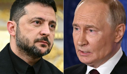 Putin y Zelensky