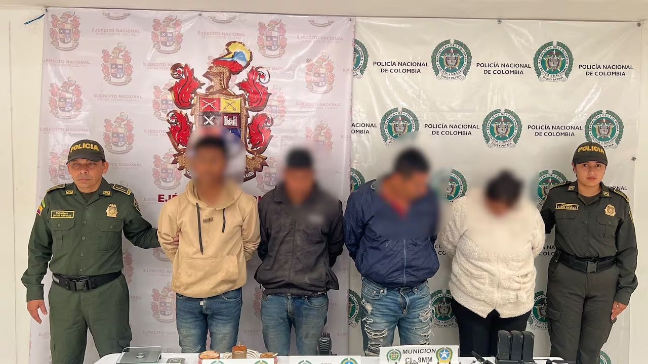 Los detenidos serían integrantes del frente 'Franco Benavides' de las disidencias de las Farc'