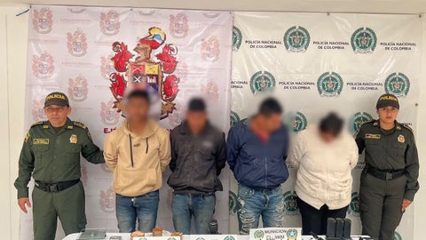 Los detenidos serían integrantes del frente 'Franco Benavides' de las disidencias de las Farc'