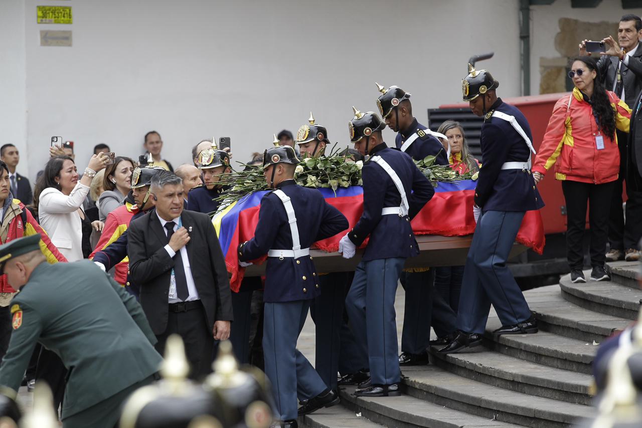 Honras fúnebres de Miguel Uribe