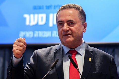 Israel Katz, ministro de Defensa israelí.