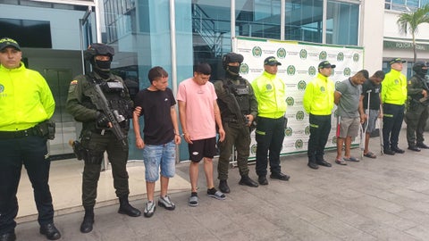 Los detenidos son señalados como responsables de dos atentados terroristas en Cali