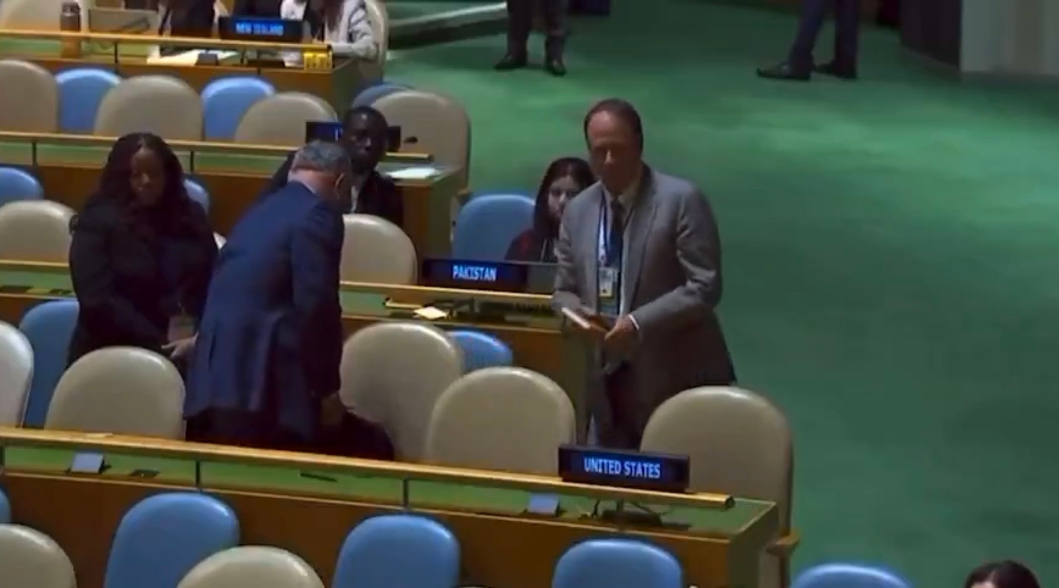 Delegación de Estados Unidos se retira durante intervención del presidente Petro en la ONU.