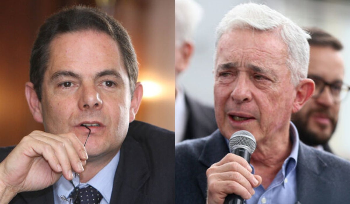 Álvaro Uribe y Germán Vargas Lleras