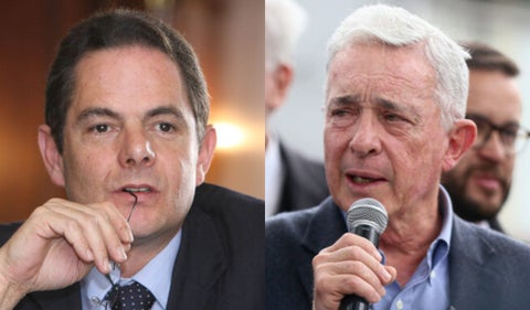 Álvaro Uribe y Germán Vargas Lleras