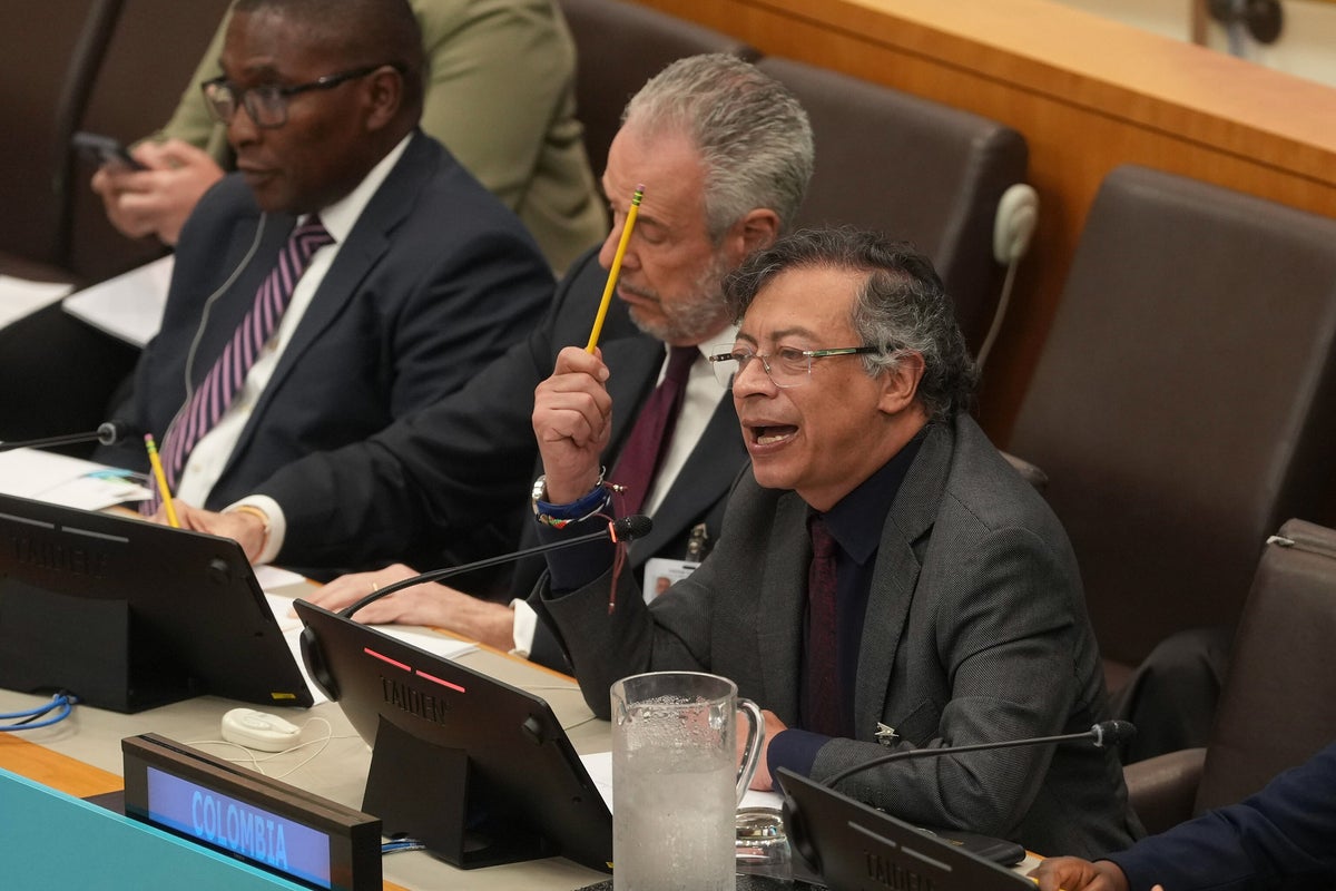 Presidente Gustavo Petro en el diálogo de alto nivel sobre soluciones para la financiación climática de la ONU.