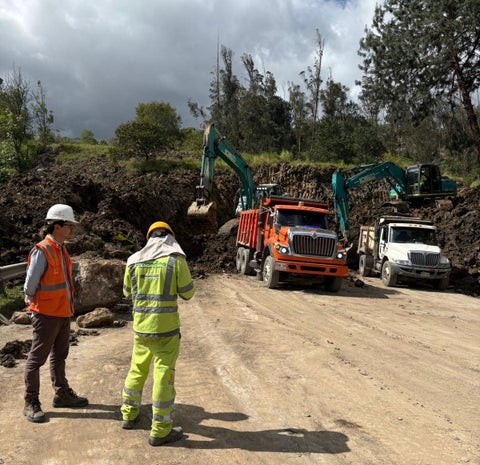 Derrumbe, vía al llano, ANI, Coviandina