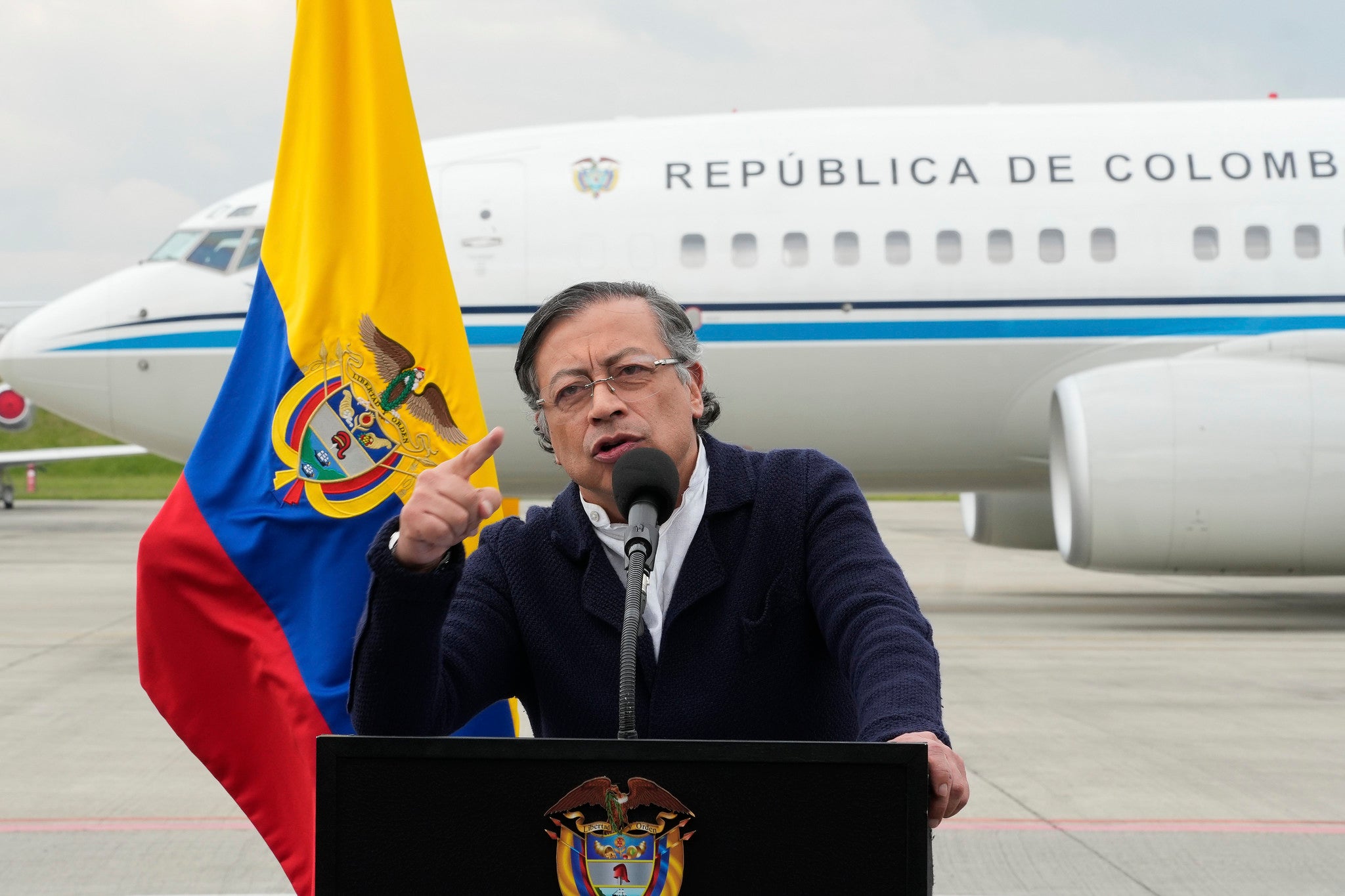 Presidente Gustavo Petro en alocución.