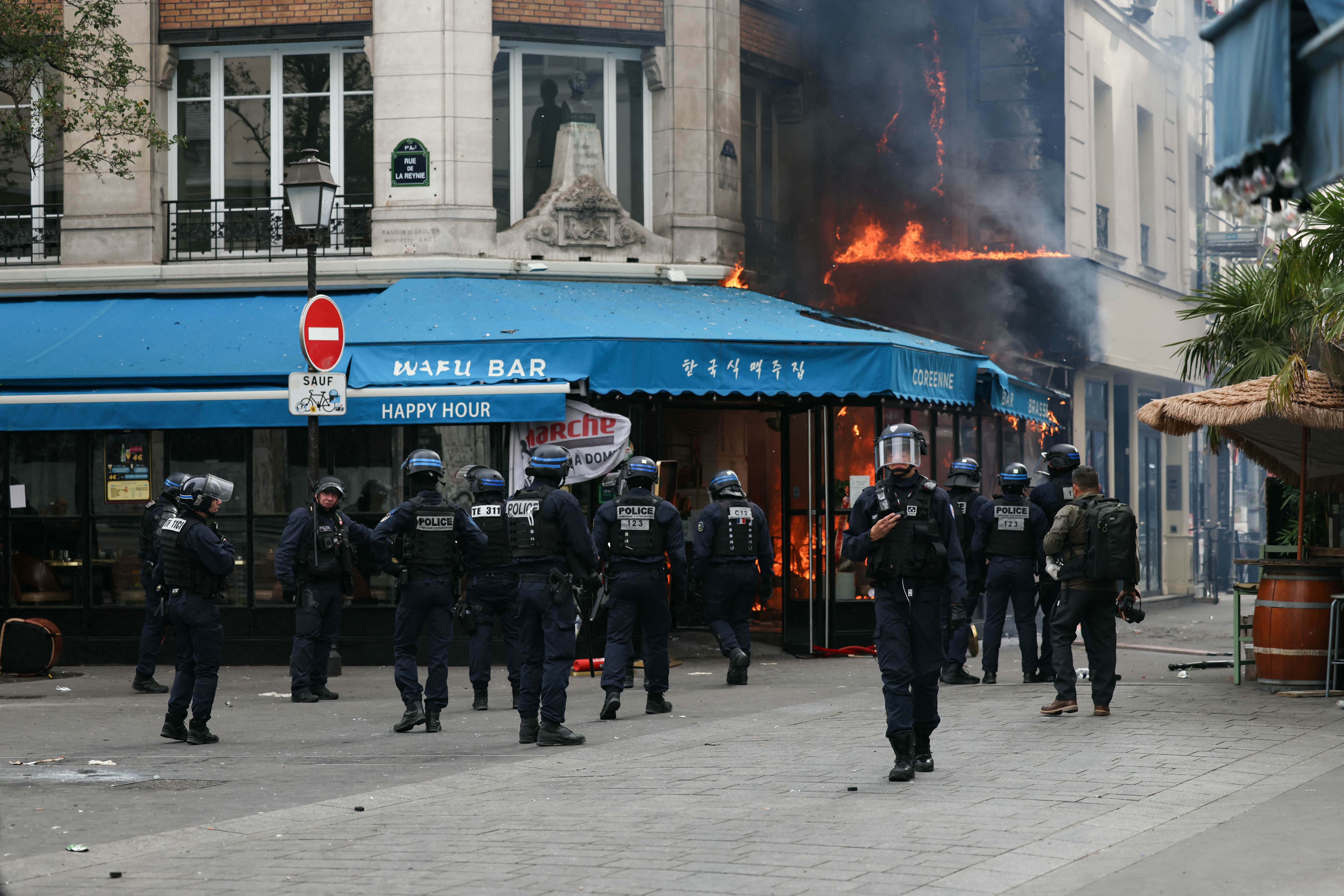 Protestas en París