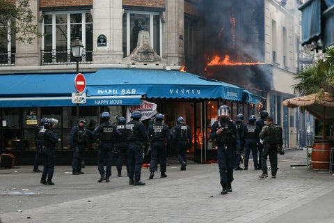 Protestas en París