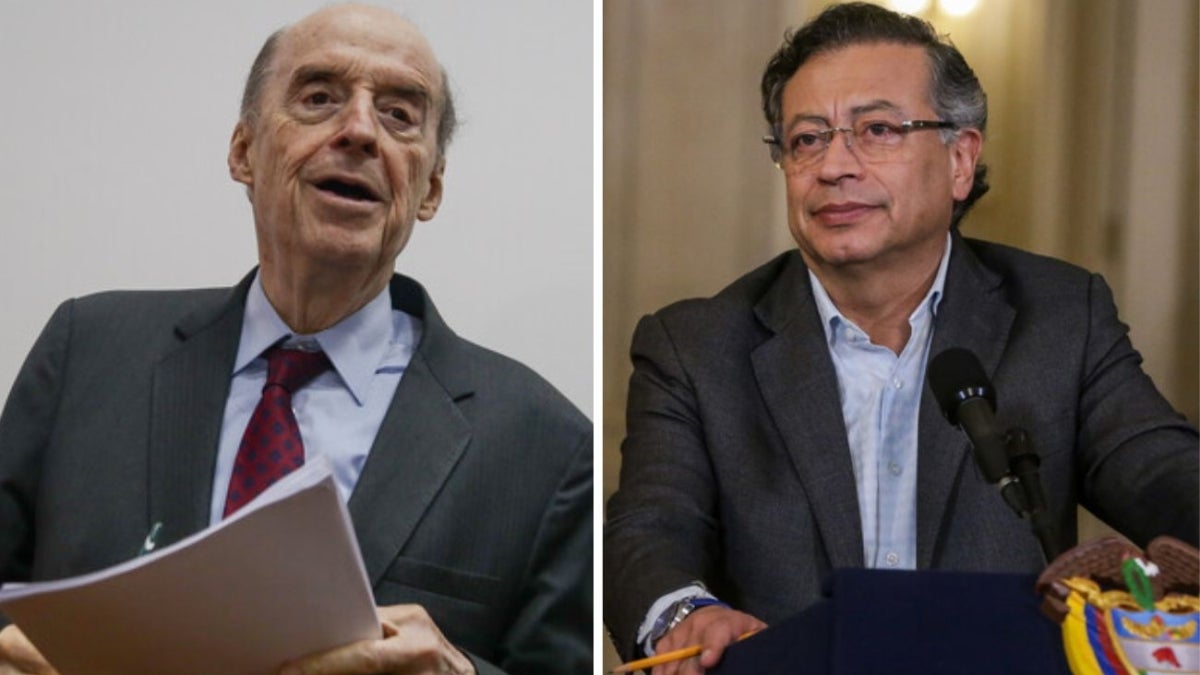 Alvaro Leyva y GUstavo Petro