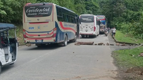 Bloqueada la vía Panamericana entre Risaralda y Chocó