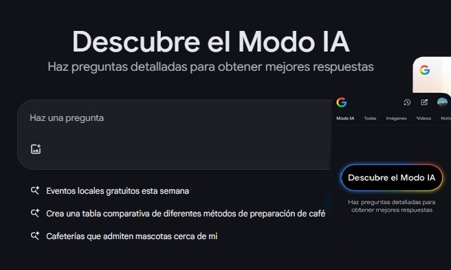 GOOGLE lanza el “MODO IA” en ESPAÑOL: la nueva forma de buscar con inteligencia artificial