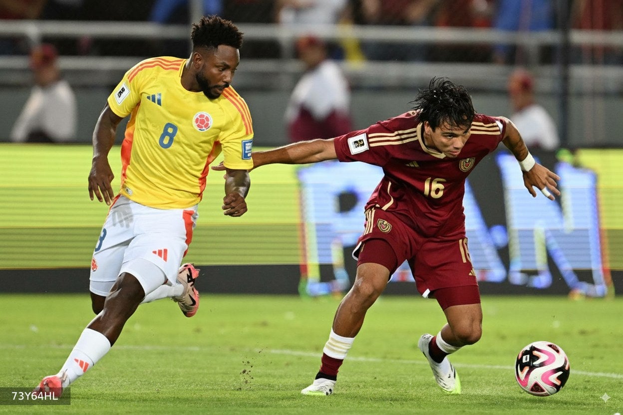 Selección Colombia enfrenta a Venezuela