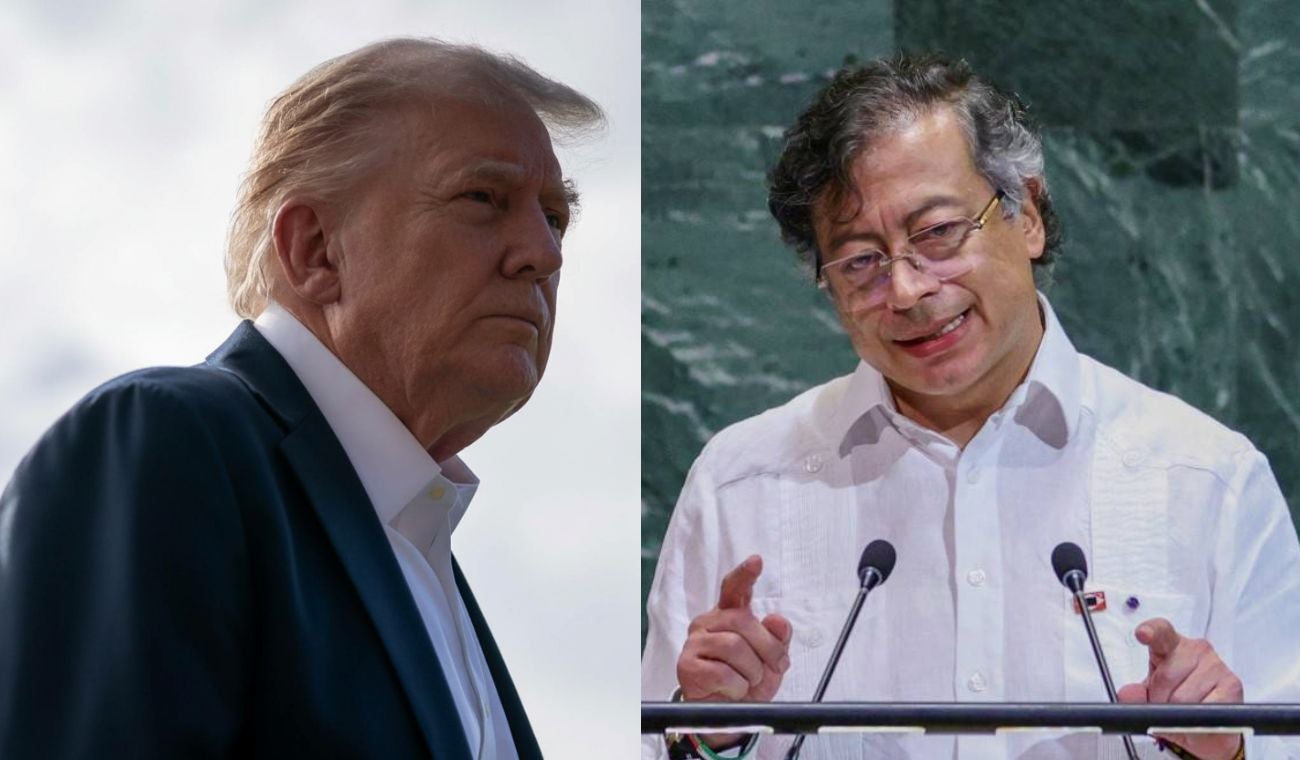 Donald Trump y Gustavo Petro