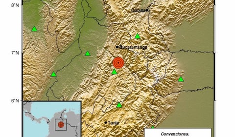 Temblor en Colombia