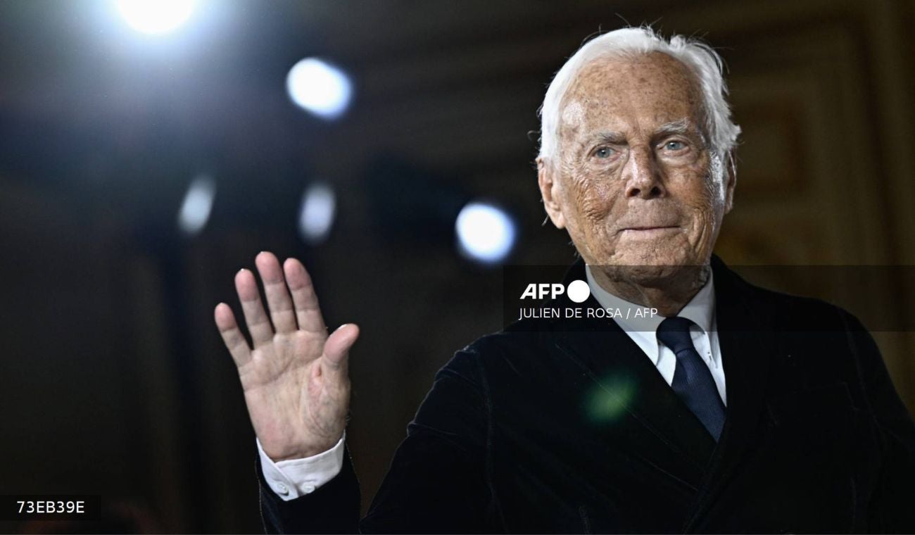 El diseñador Giorgio Armani fallece a los 91 años