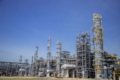 Imagen de la refinería de Cartagena