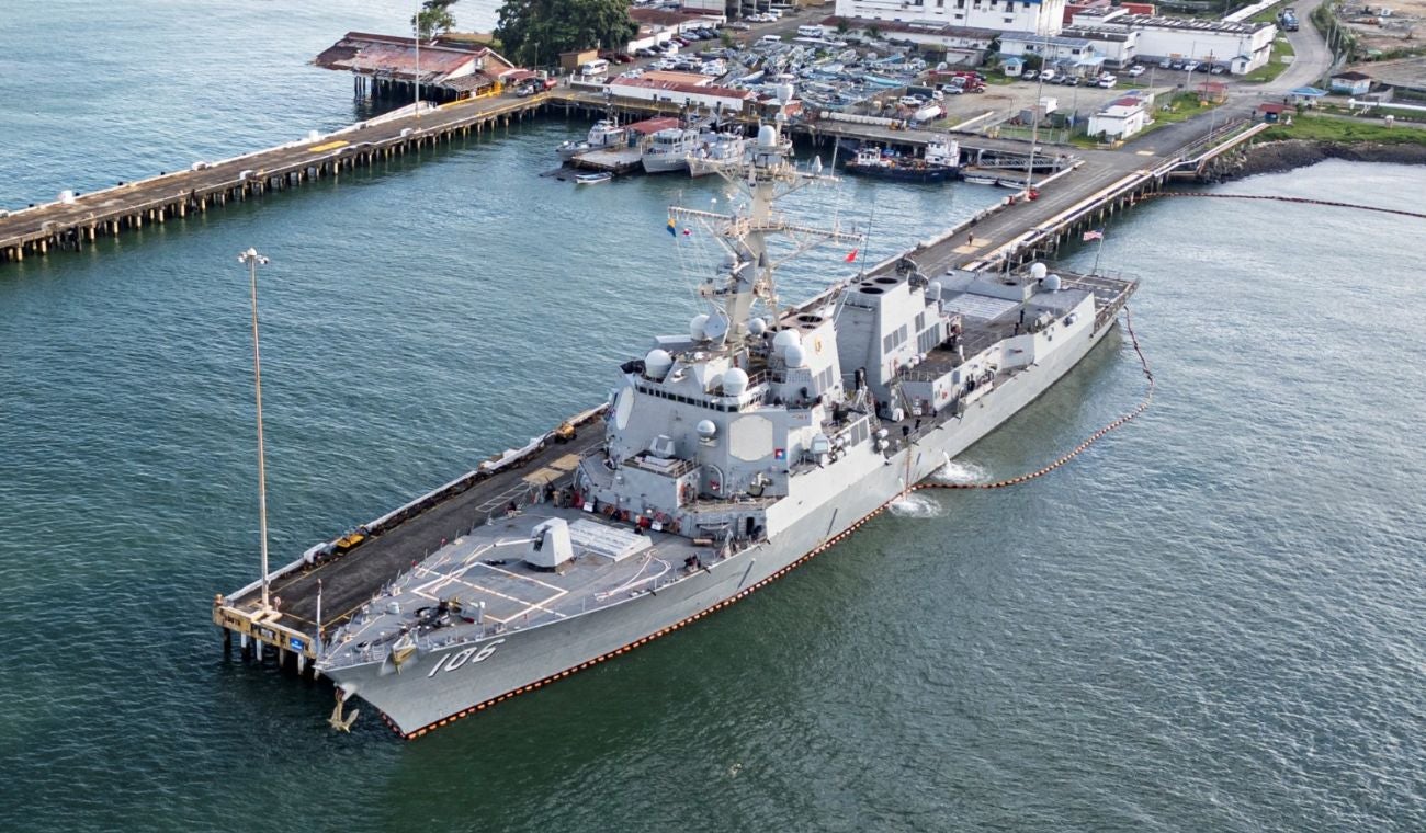Otro buque destructor del ejército de Estados Unidos está en Panamá
