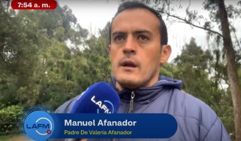 El padre de Valeria Afanador