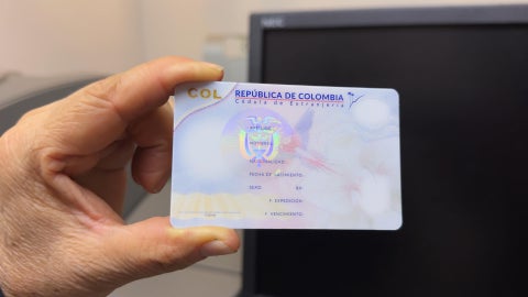 Cédula de extranjería, producción, Imprenta Nacional, Migración Colombia