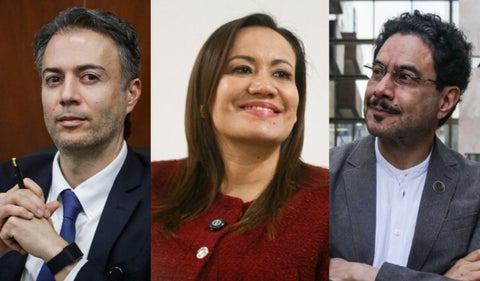 Daniel Quintero, Carolina Corcho e Iván Cepeda, candidatos del Pacto Histórico