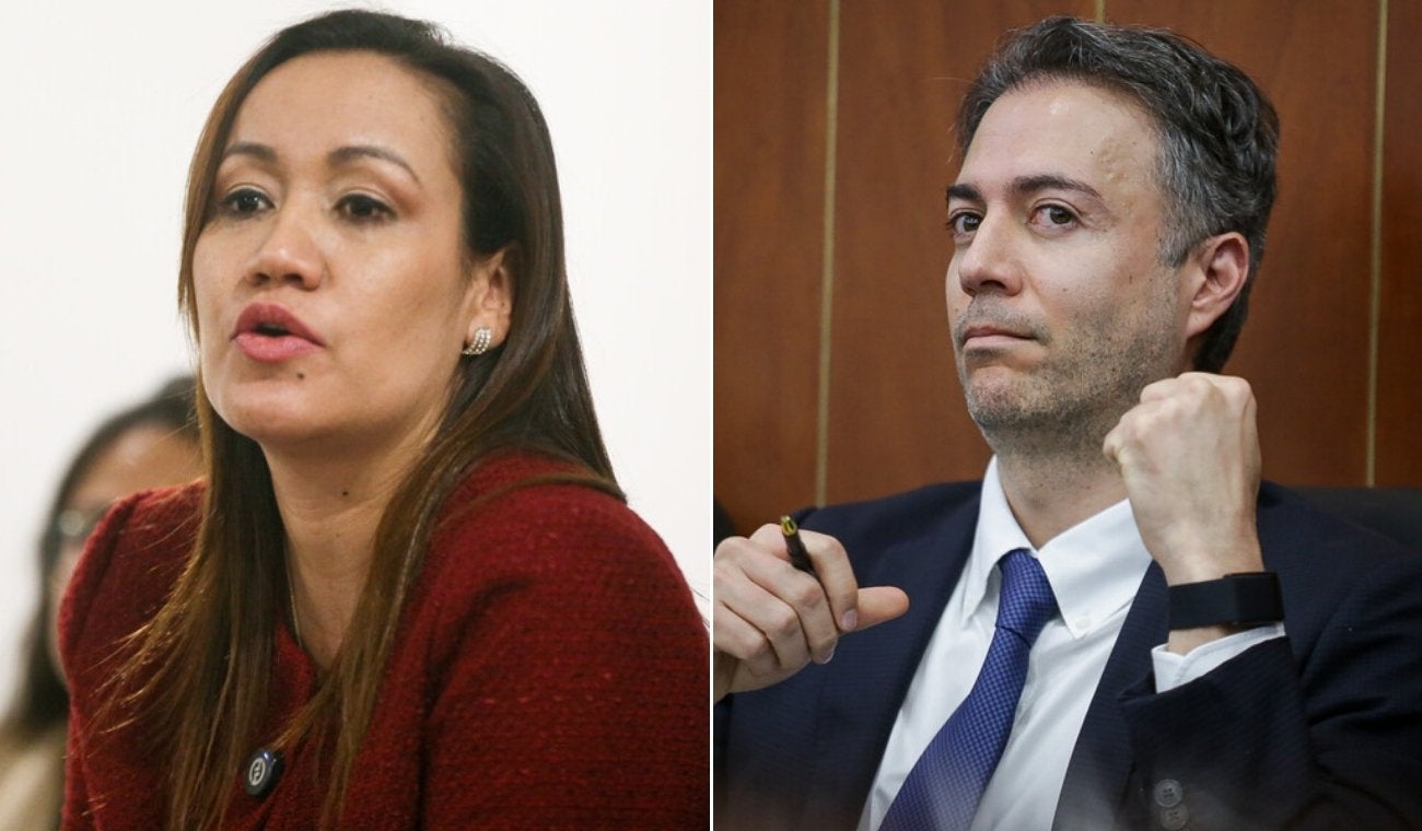 Carolina Corcho y Daniel Quintero
