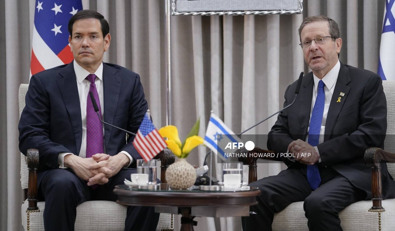 Marco Rubio e Isaac Herzog
