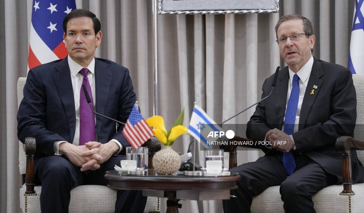 Marco Rubio e Isaac Herzog