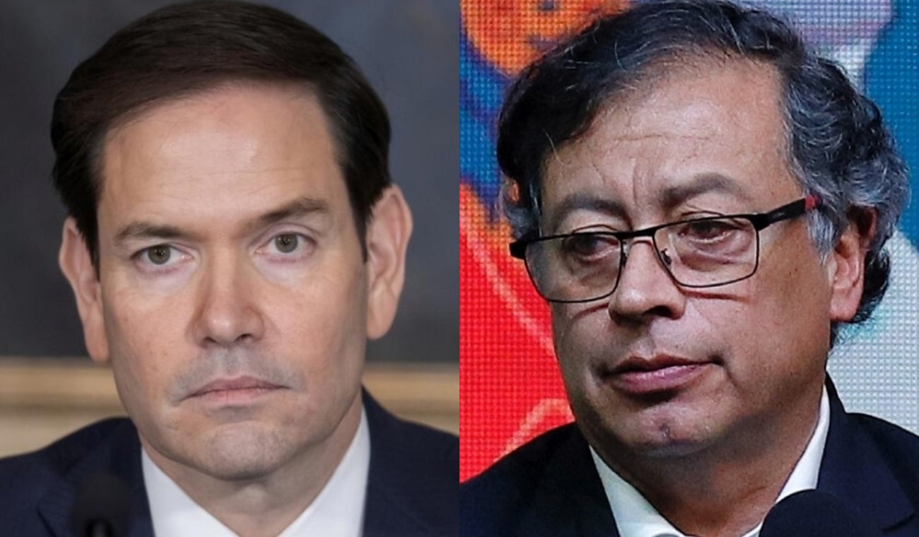 Marco Rubio y Gustavo Petro