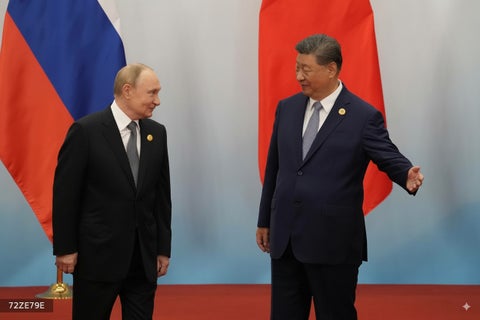 Vladimir Putin y Xi Jinping