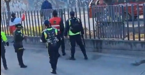 Funcionario de seguridad herido al evitar ingreso ilegal en estación San Mateo