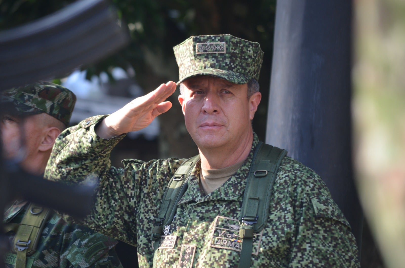 Almirante Francisco Cubides, comandante de las Fuerzas Militares