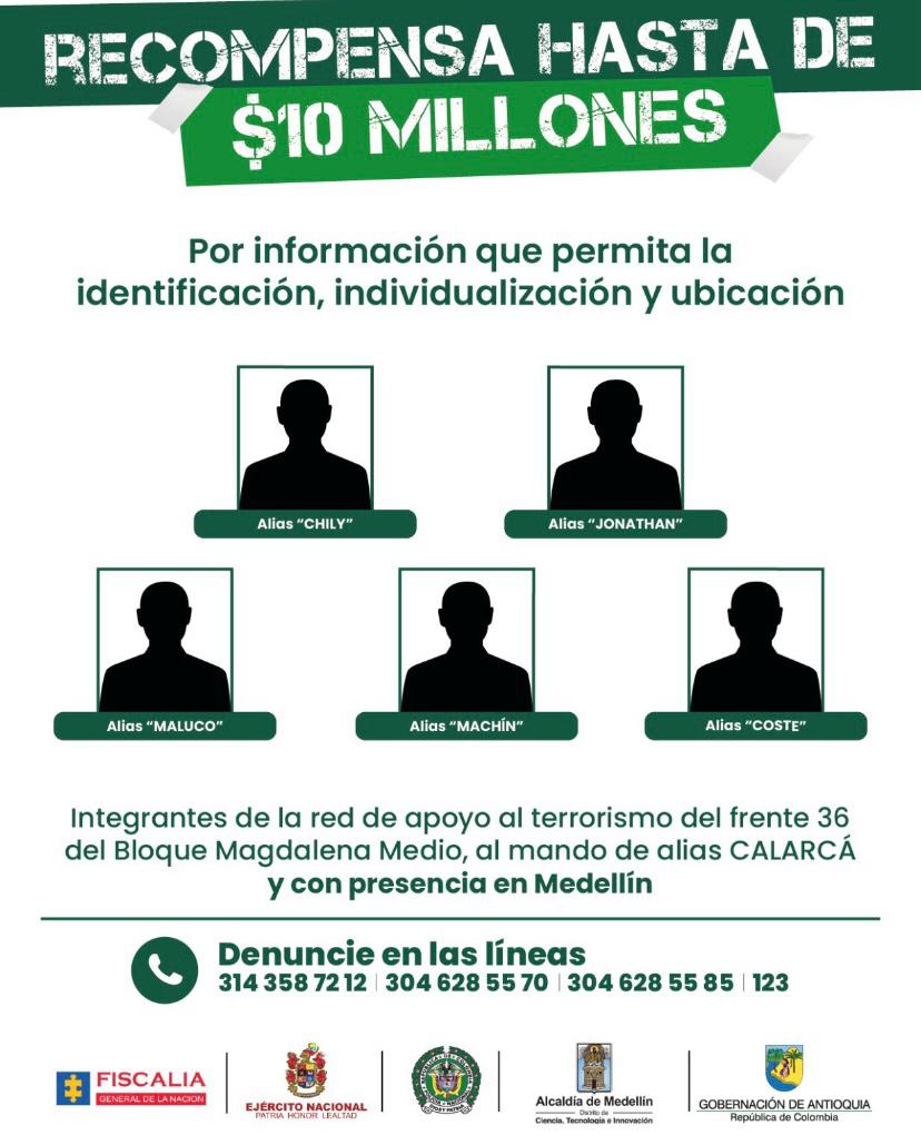 Atentado en Medellín: Investigaciones en curso para encontrar a los responsables