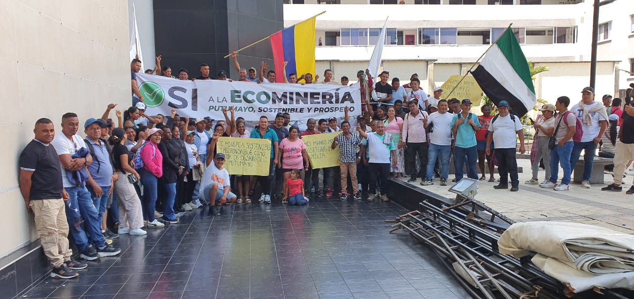 Mineros del Putumayo exigen formalización