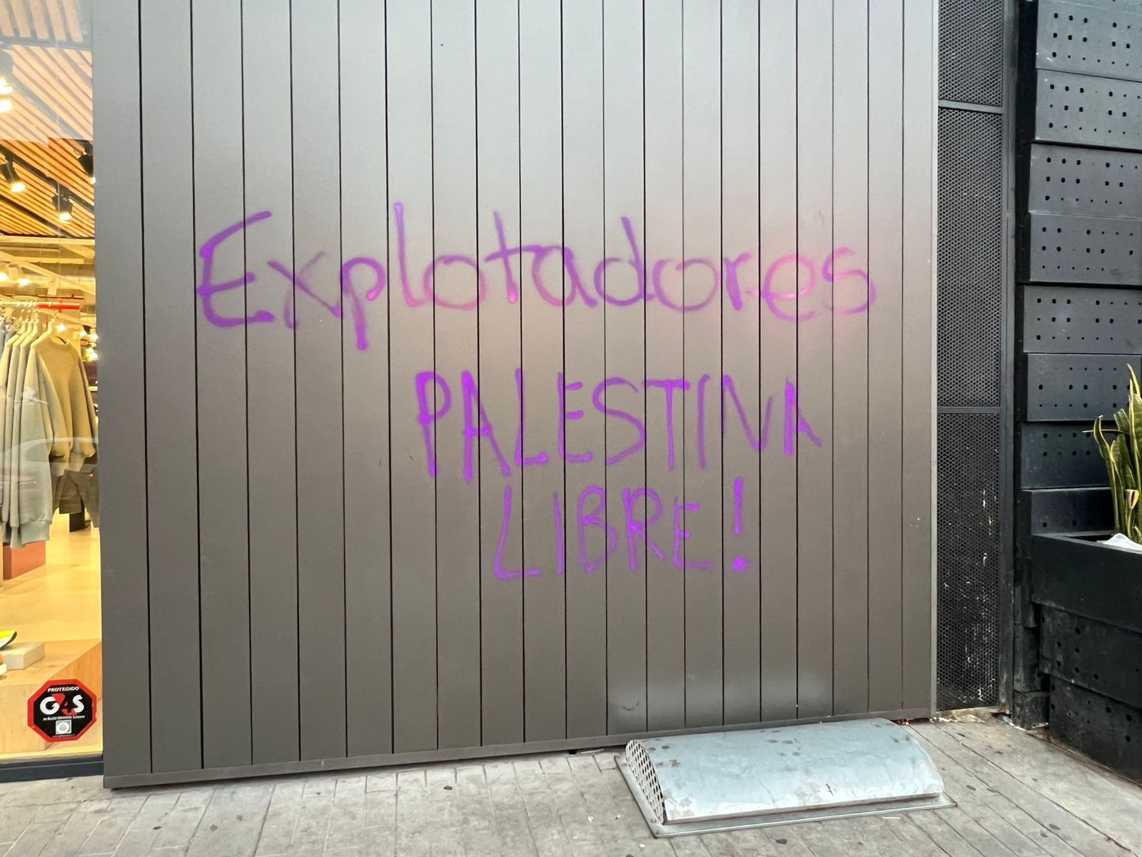 Actos vandalismo protestas