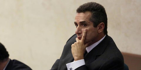 Bernardo Moreno, exsecretario de Álvaro Uribe, en una audiencia ante la Corte Suprema de Justicia.