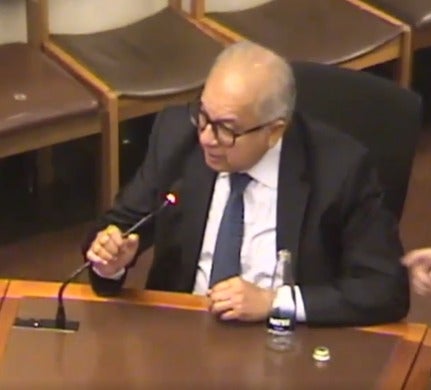 Exmagistrado, Camilo Tarquino