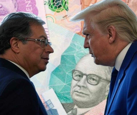 Trump acusa a Gustavo Petro de liderar narcotráfico en Colombia y suspende pagos a país.